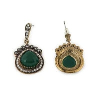 Sohi Women's Trendy Designer Stone Drop Earrings