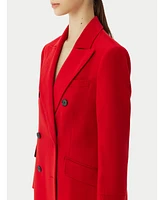 Gobi Cashmere Women's Cashmere Peak Lapel Long Coat