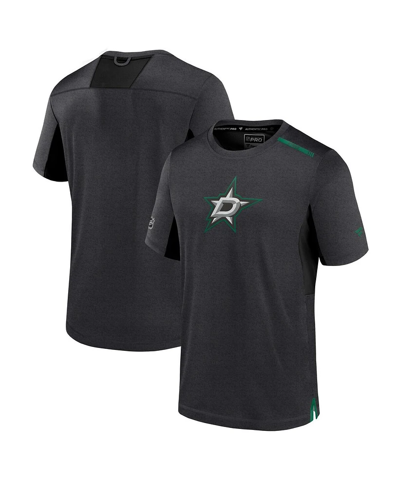 Fanatics Men's Black Dallas Stars Authentic Pro Performance T-Shirt