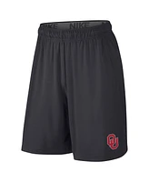 Nike Big Boys and Girls Anthracite Oklahoma Sooners Fly Performance Shorts