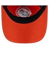 New Era Women's Orange Miami Dolphins Throwback Main Core Classic 2.0 9TWENTY Adjustable Hat