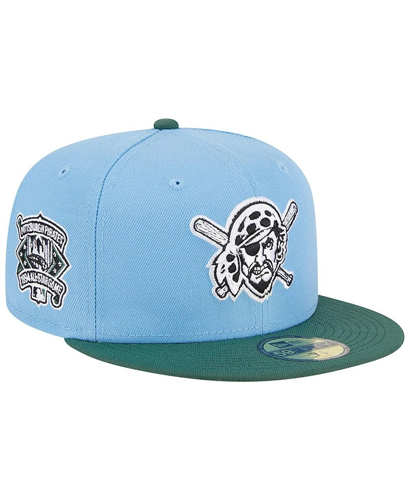 New Era Men's Sky Blue/Cilantro Pittsburgh Pirates 1994 Mlb All-Star Game 59FIFTY Fitted Hat