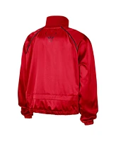 Nike Women's Red Chicago Bulls Courtside Retro Fly Raglan Full-Zip Jacket