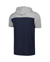 New Era Men's Navy Seattle Mariners Active Brushed Hoodie T-Shirt