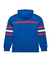 Mitchell & Ness Men's Blue New York Rangers Head Coach Slogan Pullover Hoodie