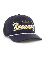 '47 Brand Men's Navy Milwaukee Brewers Condor Hitch Adjustable Hat
