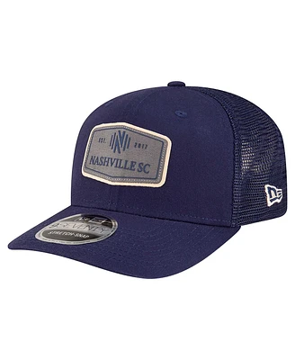 New Era Men's Navy Nashville Sc Labeled 9SEVENTY Trucker Stretch-Snap Adjustable Hat