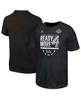 Jordan Big Boys and Girls Black Ucla Bruins 2025 Ncaa Women's Basketball Tournament March Madness Final Four Locker Room T-Shirt