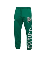 Mitchell & Ness Men's Kelly Green Boston Celtics Hardwood Classics Team Origins Pants