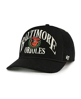 '47 Brand Men's Black Baltimore Orioles Pitchout Rope Hitch Adjustable Hat