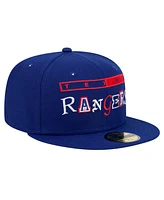 New Era Men's Royal Texas Rangers Ransom 59FIFTY Fitted Hat