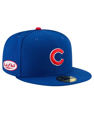 New Era Men's Royal Chicago Cubs Buck O'Neil On Field 59FIFTY Fitted Hat