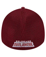 New Era Men's Burgundy Colorado Avalanche Active Subtle Camo 39THIRTY Flex Hat