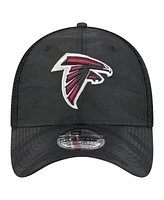 New Era Men's Black Atlanta Falcons Active Camo 39THIRTY Flex Hat