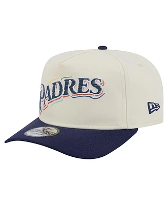New Era Men's White San Diego Padres Team Scribble Golfer Adjustable Hat