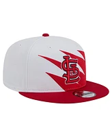 New Era Men's Red/White St. Louis Cardinals Jagged 9FIFTY Snapback Hat