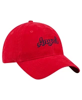 New Era Women's Red Los Angeles Angels Corduroy 9TWENTY Adjustable Hat