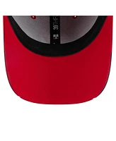 New Era Men's Red Jersey Devils Linear Featherweight 39THIRTY Flex Hat