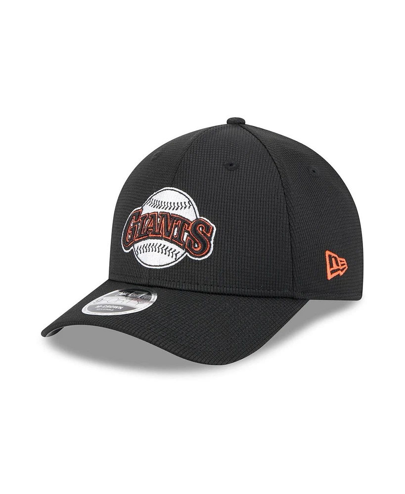 New Era Men's /Black San Francisco Giants 2025 Batting Practice 9FORTY M-Crown Adjustable Hat