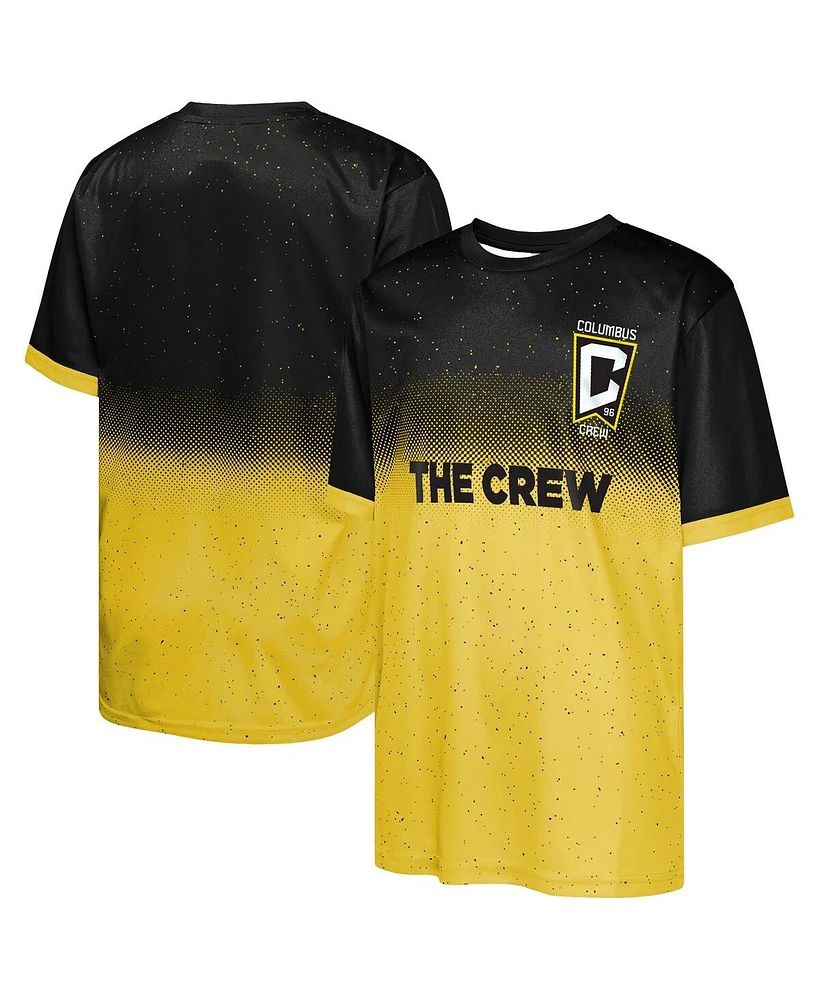 Outerstuff Big Boys and Girls Black Columbus Crew Stalwart Defender T-Shirt