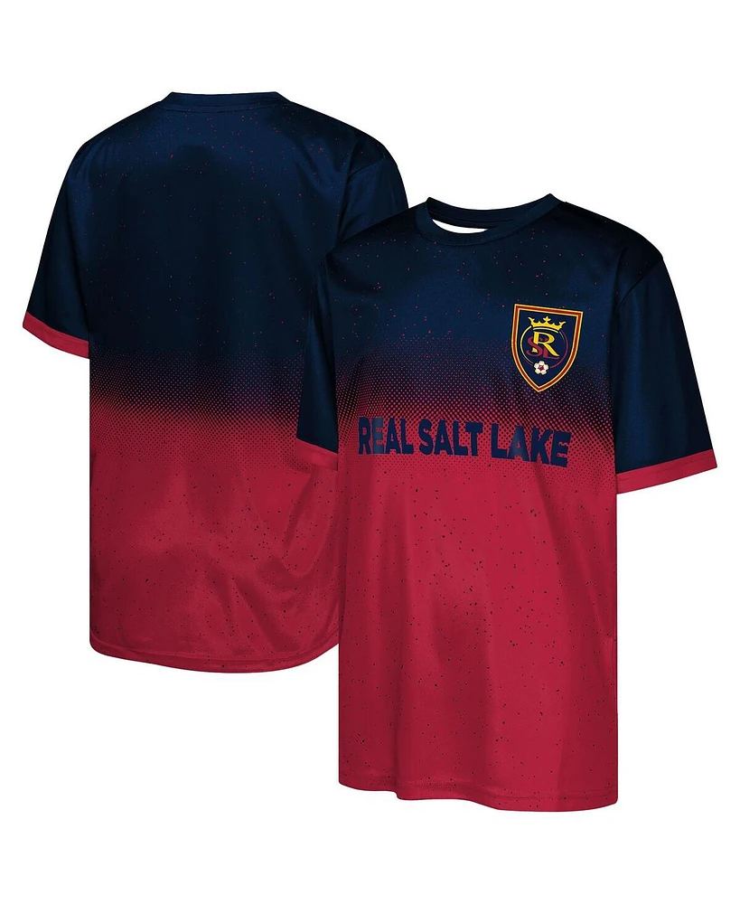 Outerstuff Big Boys and Girls Navy Real Salt Lake Stalwart Defender T-Shirt
