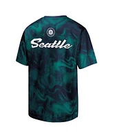 Outerstuff Big Boys and Girls Teal/Navy Seattle Mariners Pinch Hitter T-Shirt