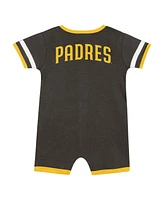 Outerstuff Baby Boys and Girls 2-Piece Brown San Diego Padres Double Hit Coverall Set