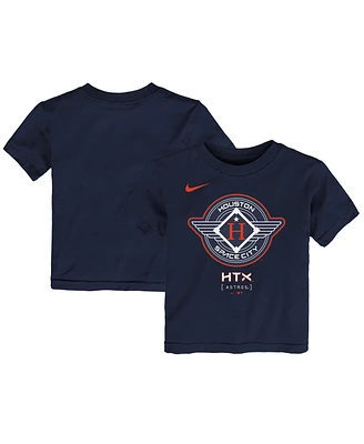 Nike Toddler Navy Houston Astros 2025 City Connect Logo T-Shirt