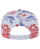 New Era Men's White St. Louis Cardinals Printed Island Golfer Snapback Hat