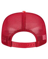 New Era Men's Red St. Louis Cardinals Adventure Pattern Golfer Trucker Snapback Hat