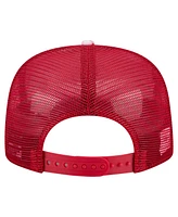 New Era Men's Red Philadelphia Phillies Adventure Pattern Golfer Trucker Snapback Hat