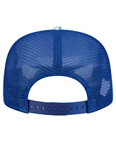 New Era Men's Royal New York Mets Adventure Pattern Golfer Trucker Snapback Hat