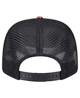 New Era Men's Black San Francisco Giants Adventure Drinks Pattern 9SEVENTY Stretch-Snap Hat
