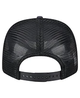 New Era Men's Black New York Mets Adventure Drinks Pattern 9SEVENTY Stretch-Snap Hat