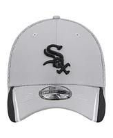 New Era Men's Gray Chicago White Sox Linear 39THIRTY Flex-Fit Hat