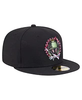 New Era Men's Black Looney Tunes Color Pack 59FIFTY Fitted Hat