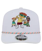 New Era Men's White Rocket Power Rope 9SEVENTY Stretch-Snap Adjustable Hat