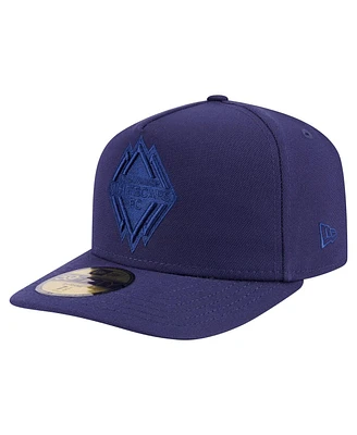 New Era Men's Navy Vancouver Whitecaps Fc Color Pack A-Frame 59FIFTY Fitted Hat