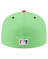 New Era Men's White/Black Peoria Chiefs Copa de la Diversion 59FIFTY Fitted Hat