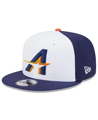 New Era Men's White/Navy Houston Astros 2025 City Connect 9FIFTY Snapback Hat