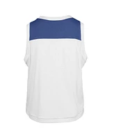 '47 Brand Women's White Texas Rangers Premier Zoey Waist Length Tank Top