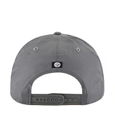 '47 Brand Men's Gray Pittsburgh Steelers Suburbia Hitch Adjustable Hat