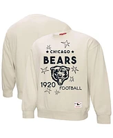 Mitchell & Ness Women's Cream Chicago Bears Shooting Stars Pullover Sweatshirt