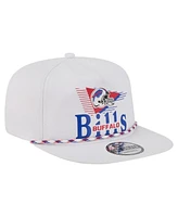 New Era Men's White Buffalo Bills Collide Golfer Snapback Hat