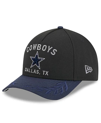 New Era Men's /Navy Dallas Cowboys 2025 Nfl Draft 9FORTY A-Frame M-Crown Adjustable Hat