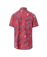 Reyn Spooner Men's Red Philadelphia Phillies Kekai Button-Down Shirt