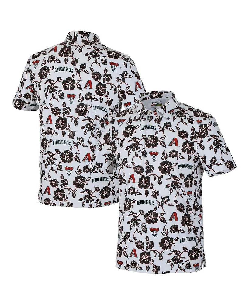 Reyn Spooner Men's White Arizona Diamondbacks Pua Performance Polo Shirt