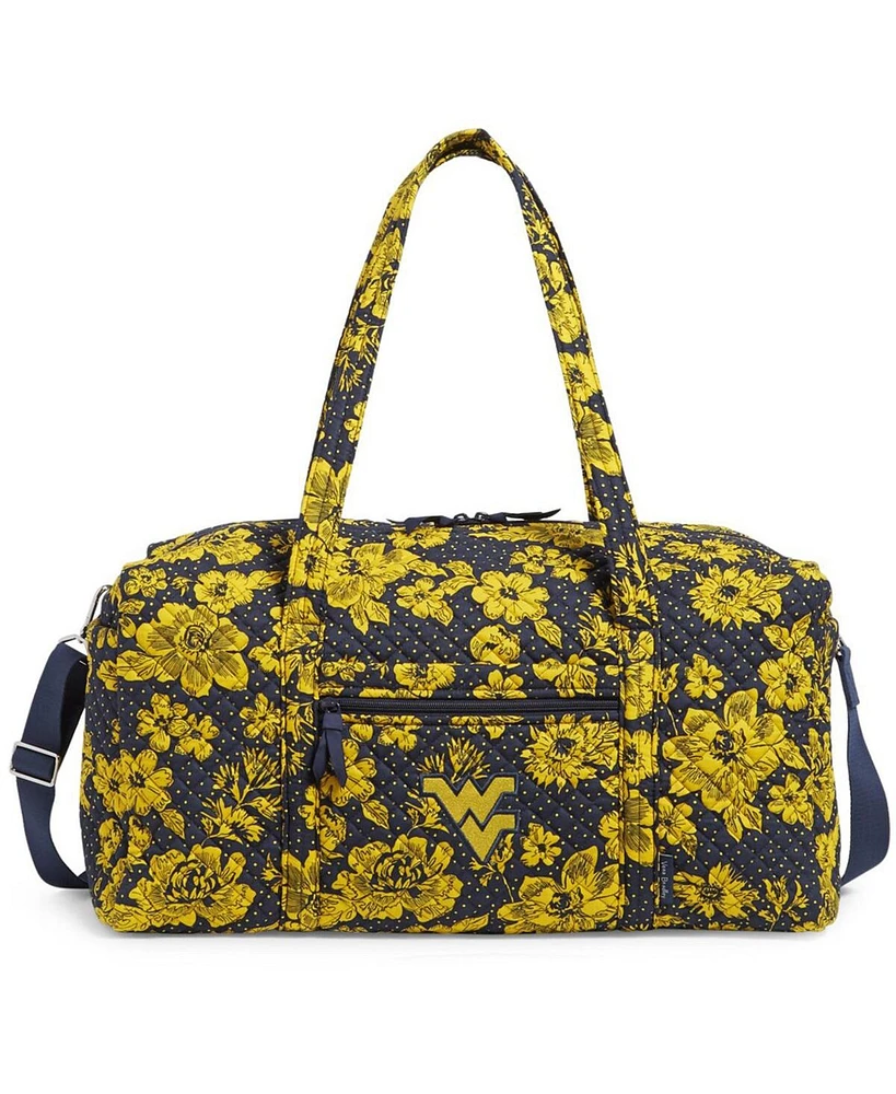 Vera Bradley West Virginia Mountaineers Rain Garden Large Travel Duffel Bag