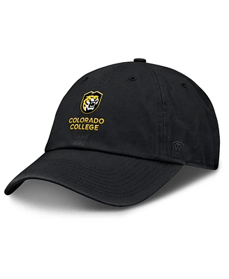 Top of the World Men's Black Colorado College Tigers Victory Staple Adjustable Hat