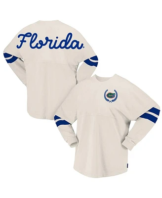 Spirit Jersey Women's Cream Florida Gators Oversized T-Shirt
